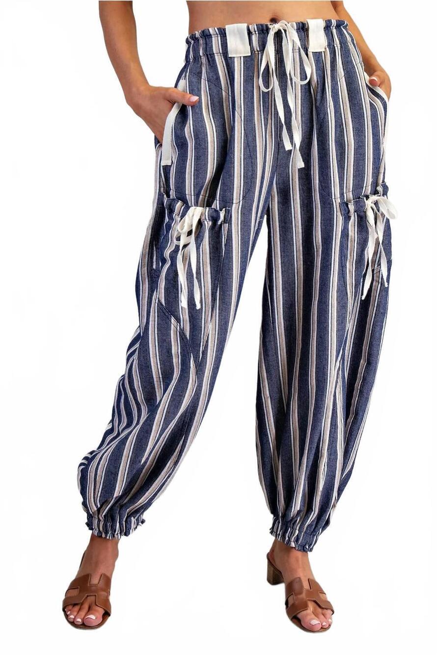 NEW EE:SOME harbor pant in navy blue